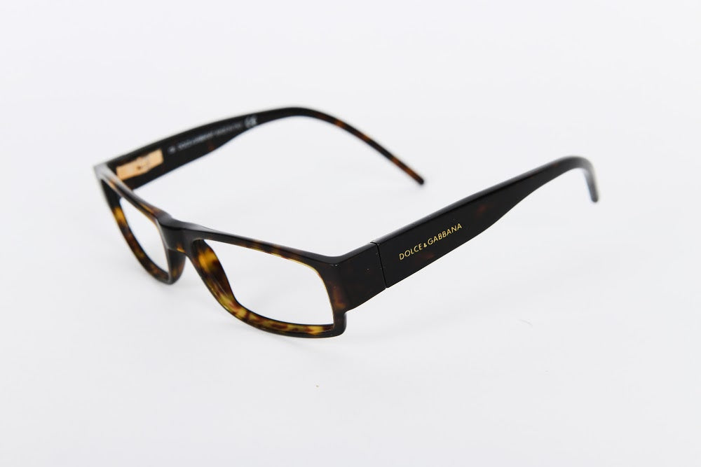 Dolce &amp; Gabbana - Dark Brown Tortoiseshell Plastic