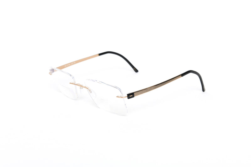 Silhouette 5452 20 6051 men's rimless glasses.