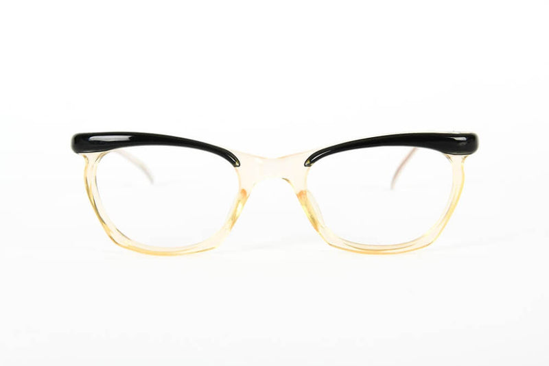 Cateye - 1950s-1960s Champagne Black