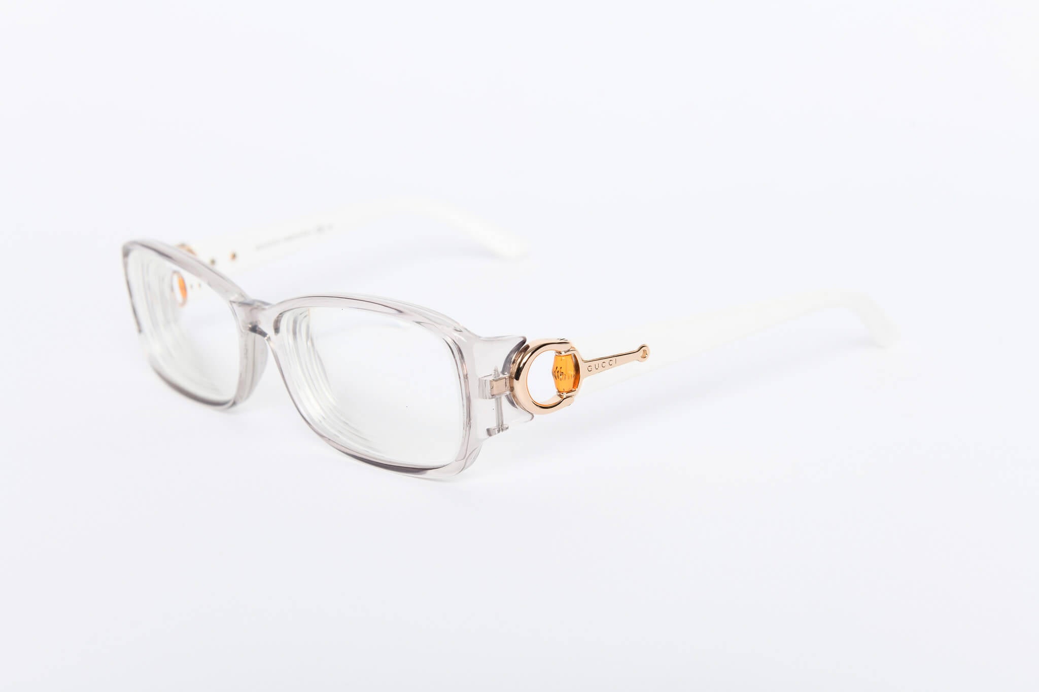 Gucci - Clear Gold White