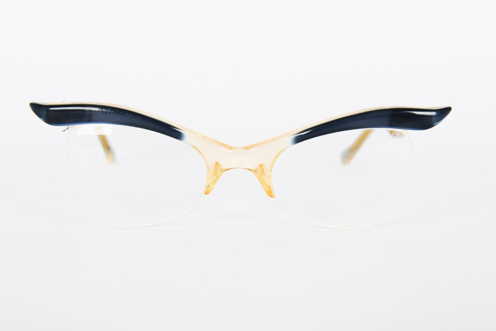 Cateye - Blue Rimless