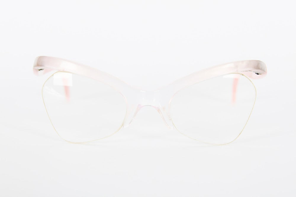 Cateye - 1940s-1960s Cateye Pink Plastic