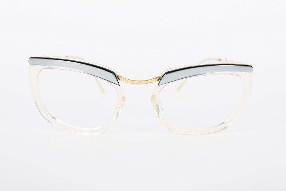 Cateye - 1950s-1960s Grey Gold