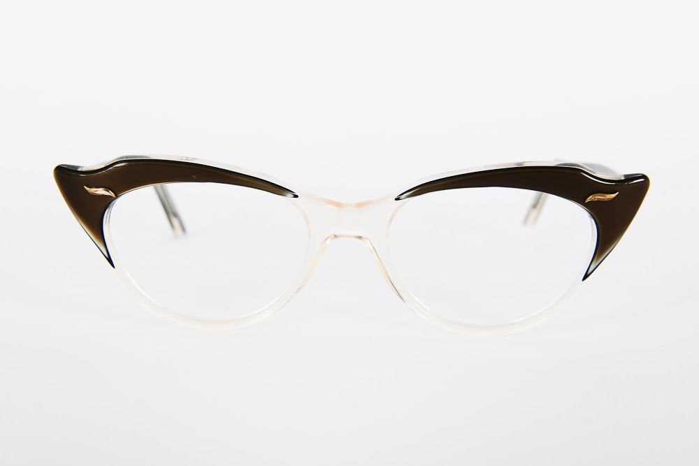 Cateye - 1950s-1960s Brown