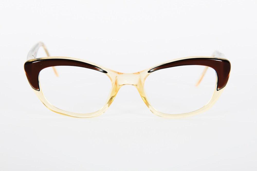 Cateye - 1950s-1960s Brown Champagne