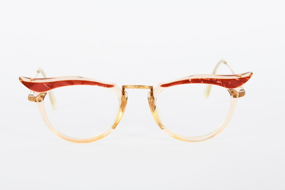 Cateye - 1950s-1960s Pink Gold