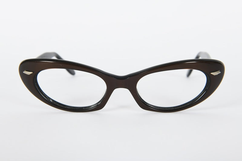 Cateye - 1950s-1960s Dark Brown