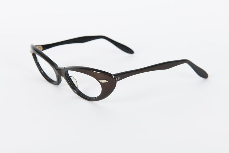 Cateye - 1950s-1960s Dark Brown